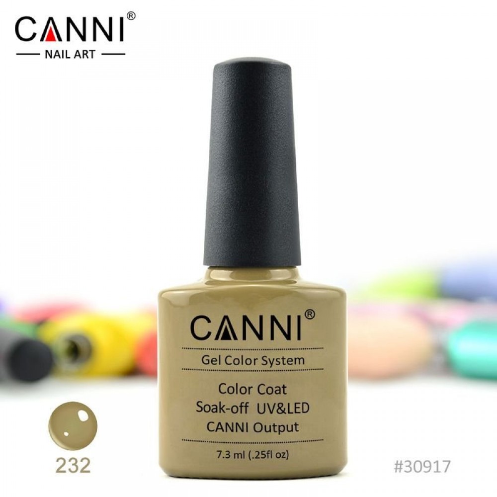 Canni Ημιμόνιμο Βερνίκι Νυχιών 232 ,7.3ml *