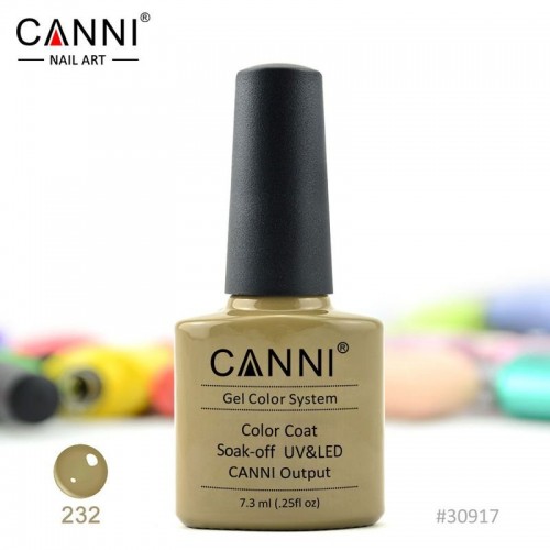 Canni Ημιμόνιμο Βερνίκι Νυχιών 232 ,7.3ml *
