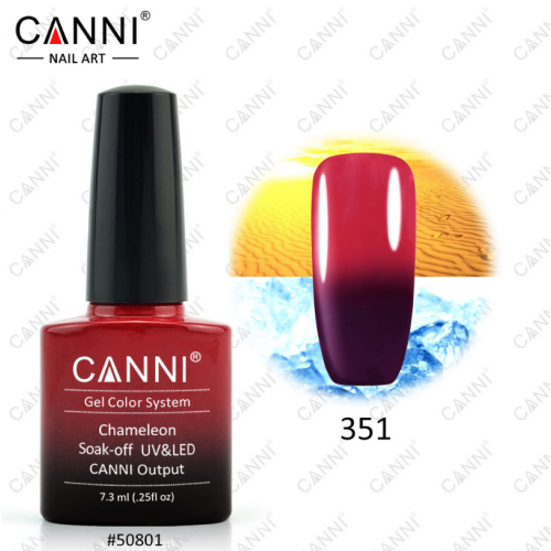 Canni Ημιμόνιμο Βερνίκι Νυχιών Color Change Thermal 351 ,7.3ml