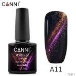 Canni Ημιμόνιμο Βερνίκι Νυχιών 3D Cat Eye A11 ,7.3ml