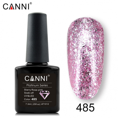 Canni Ημιμόνιμο Βερνίκι Νυχιών Platinum 485 ,7.3ml