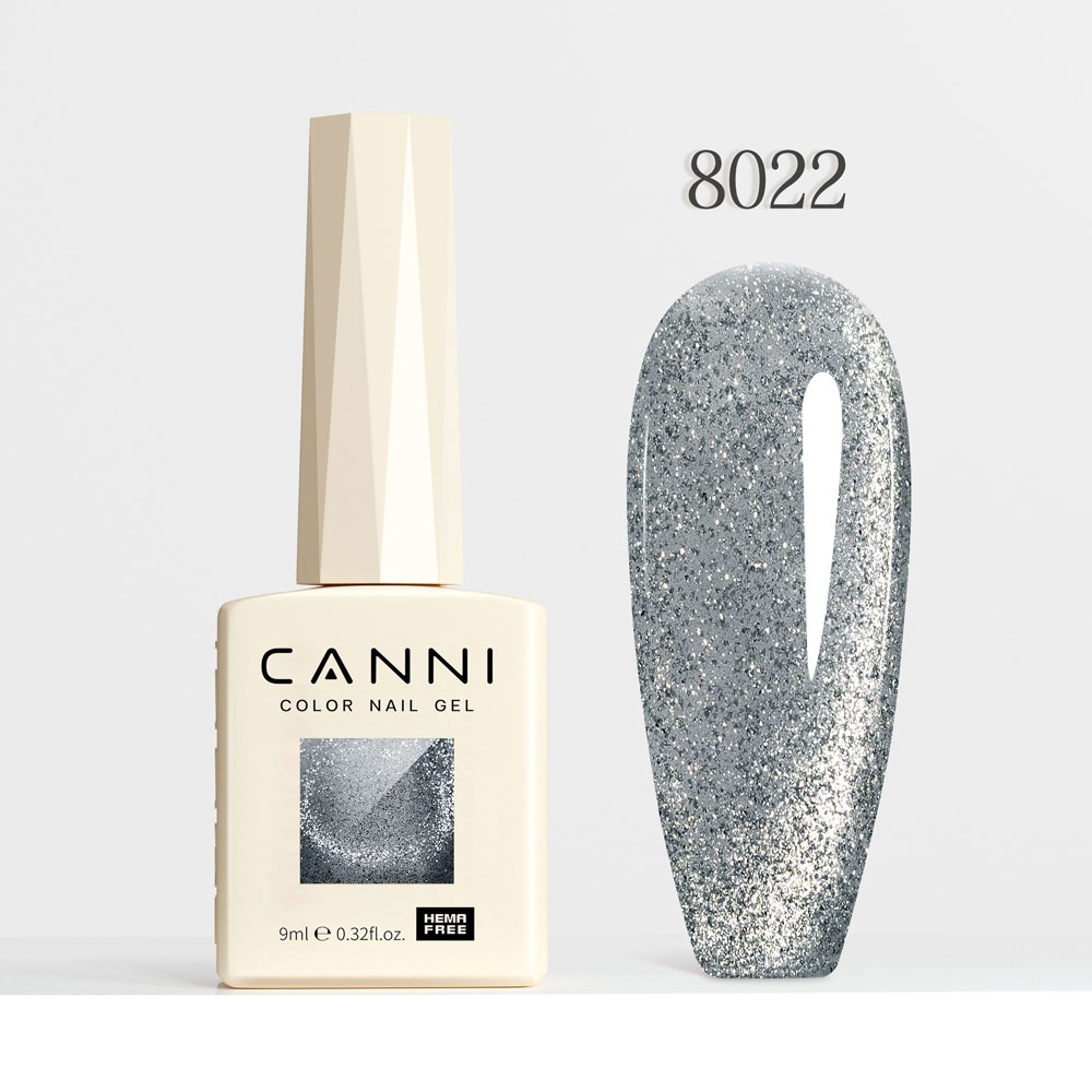Canni Ημιμόνιμο Βερνίκι Νυχιών  Iridescent Dream 8022, 9ml  Hema Free