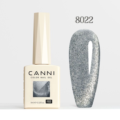 Canni Ημιμόνιμο Βερνίκι Νυχιών  Iridescent Dream 8022, 9ml  Hema Free