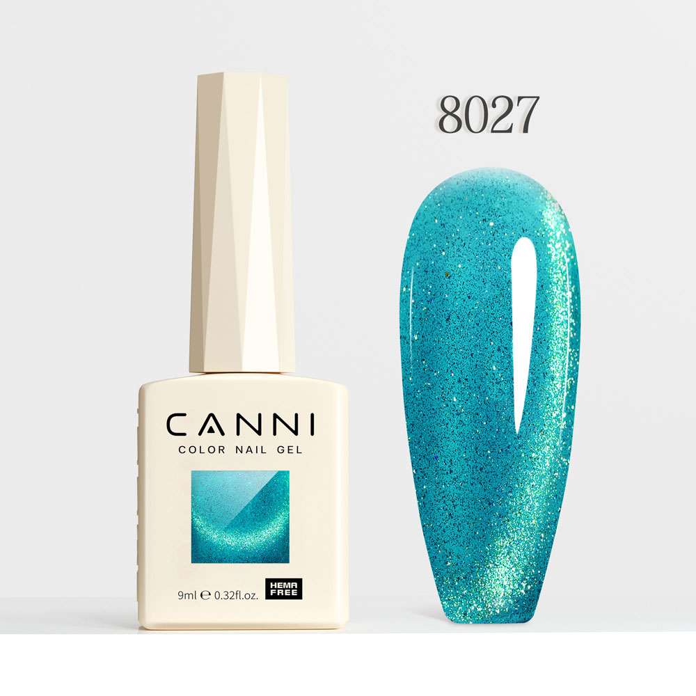 Canni Ημιμόνιμο Βερνίκι Νυχιών  Galaxy Gaze 8027, 9ml  Hema Free