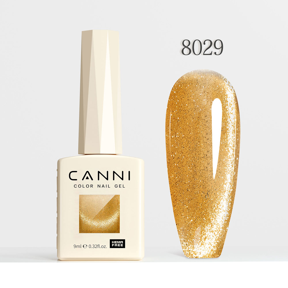 Canni Ημιμόνιμο Βερνίκι Νυχιών  Galaxy Gaze  8029, 9ml  Hema Free