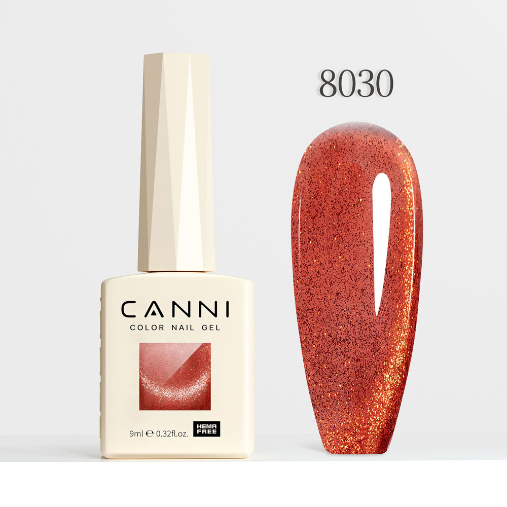 Canni Ημιμόνιμο Βερνίκι Νυχιών  Galaxy Gaze  8030, 9ml  Hema Free
