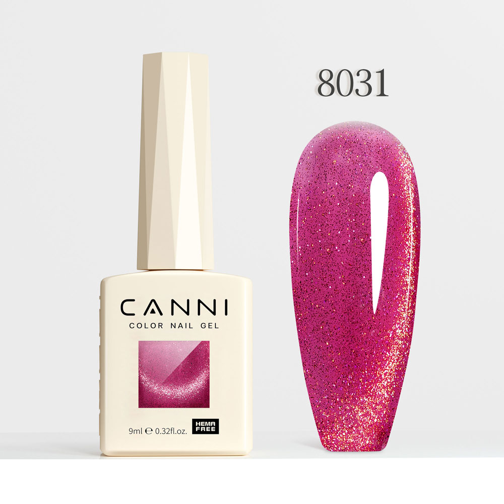 Canni Ημιμόνιμο Βερνίκι Νυχιών  Galaxy Gaze  8031, 9ml  Hema Free