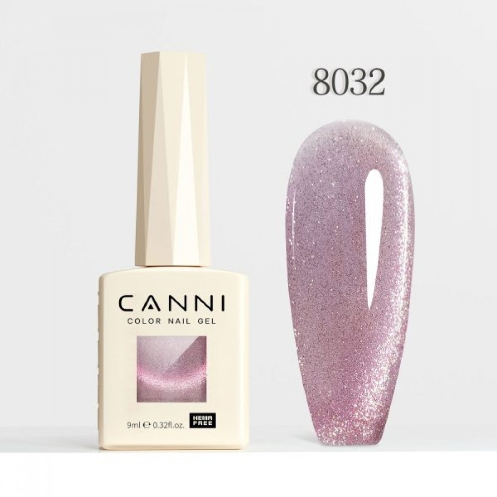 Canni Ημιμόνιμο Βερνίκι Νυχιών  Galaxy Gaze 8032, 9ml  Hema Free