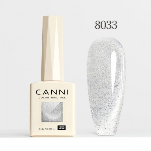 Canni Ημιμόνιμο Βερνίκι Νυχιών  Interstellar Cat Eye 8033, 9ml  Hema Free