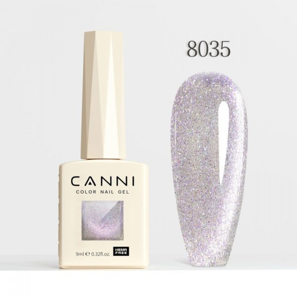 Canni Ημιμόνιμο Βερνίκι Νυχιών  Interstellar Cat Eye 8035, 9ml  Hema Free