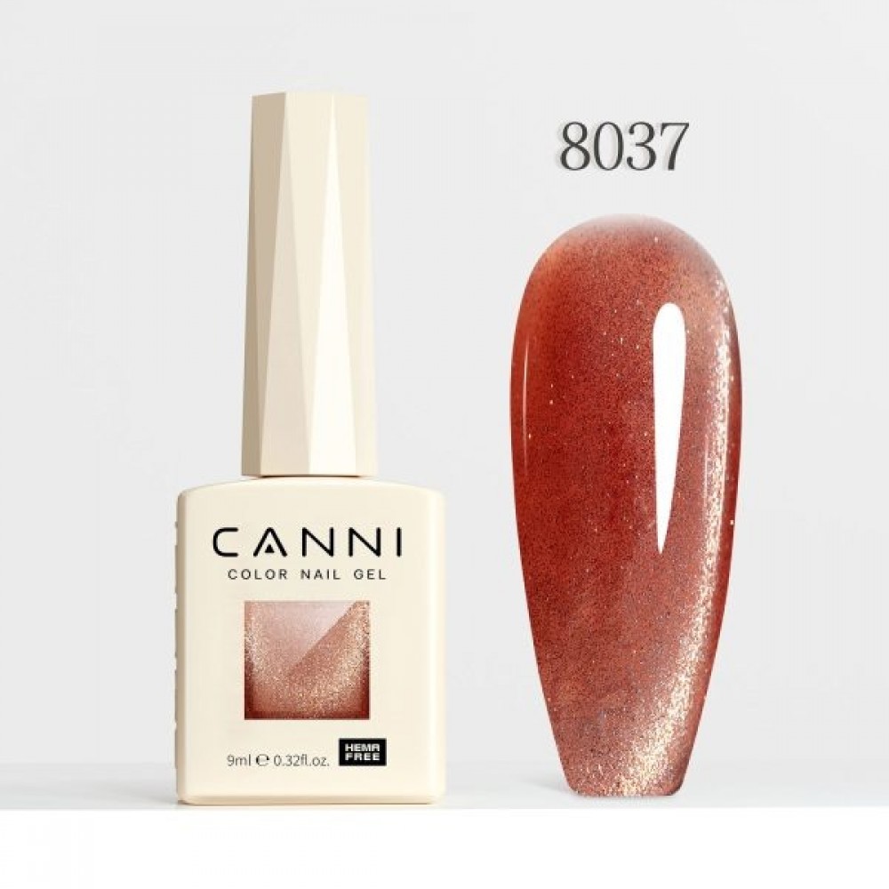 Canni Ημιμόνιμο Βερνίκι Νυχιών  Interstellar Cat Eye 8037, 9ml  Hema Free