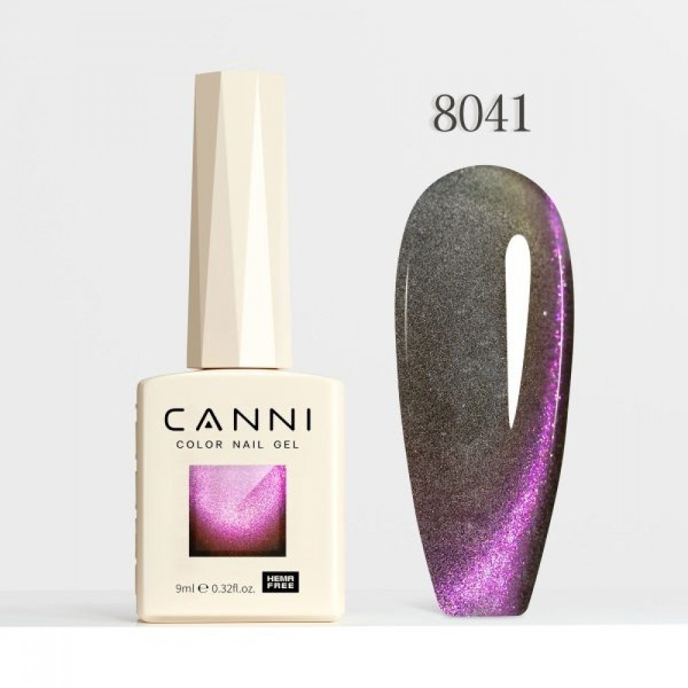 Canni Ημιμόνιμο Βερνίκι Νυχιών Cat Eye Starry Sky Miracle 8041, 9ml  Hema Free