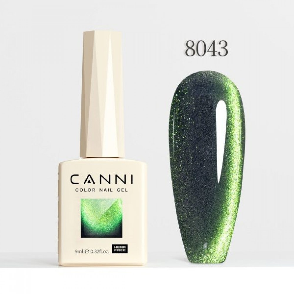 Canni Ημιμόνιμο Βερνίκι Νυχιών Cat Eye  Starry Sky Miracle 8043, 9ml  Hema Free