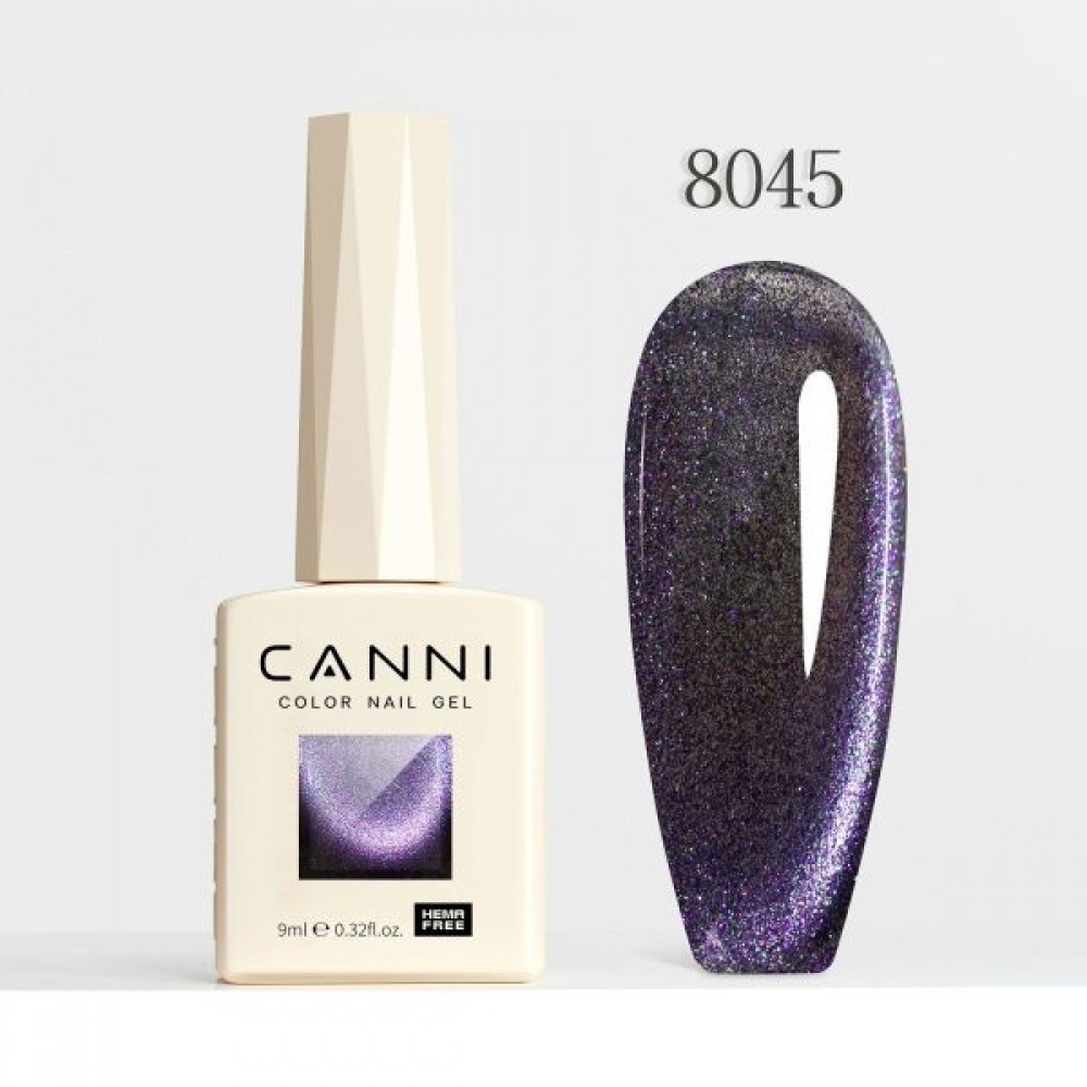 Canni Ημιμόνιμο Βερνίκι Νυχιών Cat Eye  Starry Sky Miracle 8045, 9ml  Hema Free