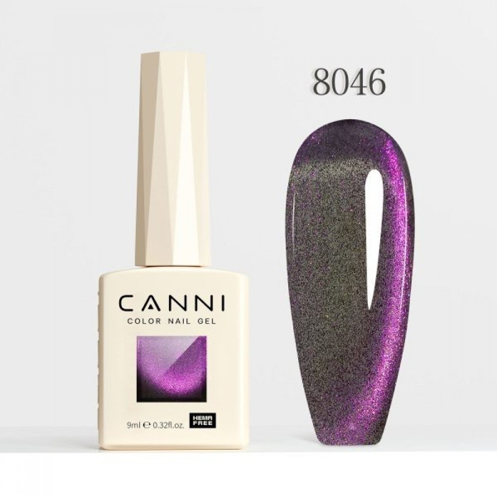 Canni Ημιμόνιμο Βερνίκι Νυχιών Cat Eye  Starry Sky Miracle 8046, 9ml  Hema Free