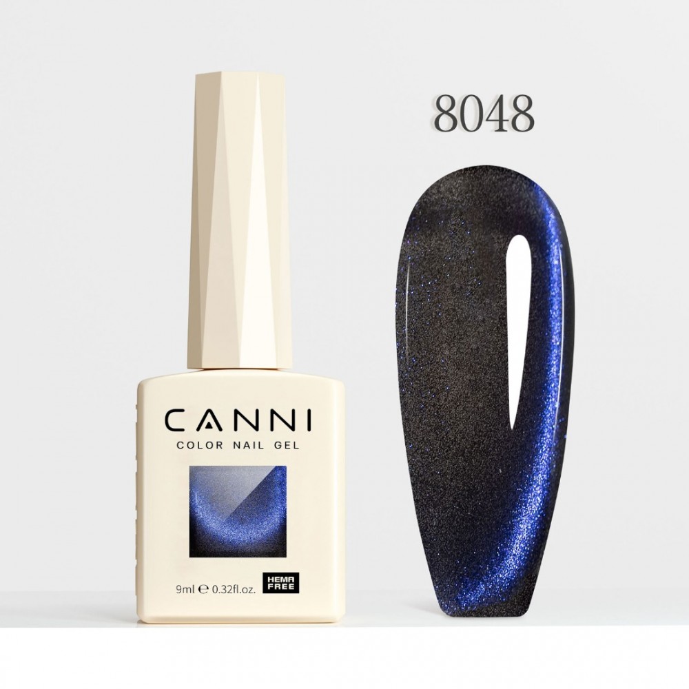 Canni Ημιμόνιμο Βερνίκι Νυχιών Cat Eye  Starry Sky Miracle 8048, 9ml  Hema Free