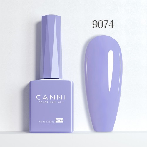 Canni Ημιμόνιμο Βερνίκι Νυχιών Cold Purple 9074 Hema Free 9ml