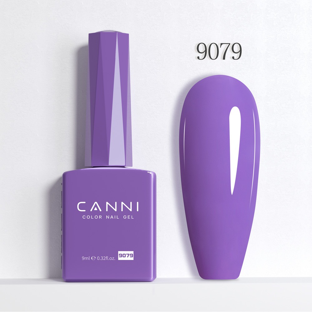 Canni Ημιμόνιμο Βερνίκι Νυχιών Dark Lavender 9079 Hema Free 9ml