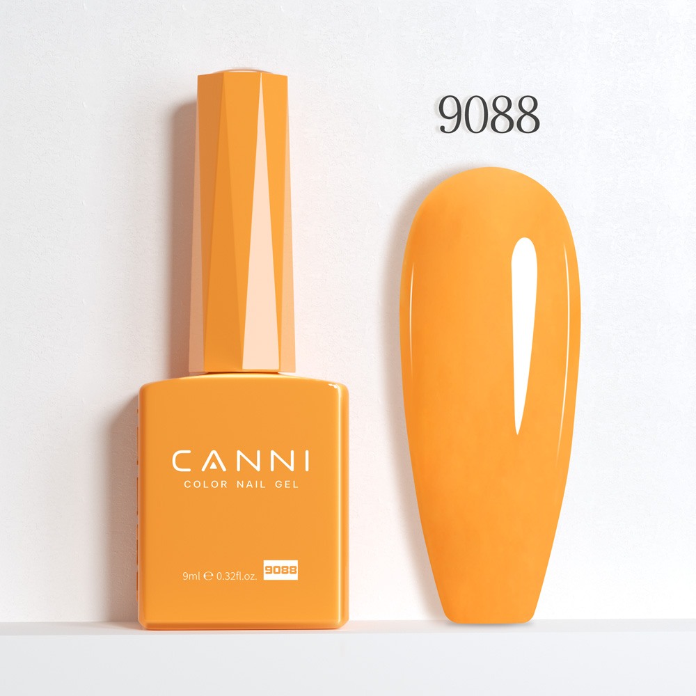 Canni Ημιμόνιμο Βερνίκι Νυχιών Deep Saffron 9088 Hema Free 9ml
