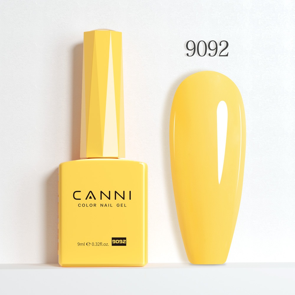 Canni Ημιμόνιμο Βερνίκι Νυχιών Saffron Mango 9092 Hema Free 9ml