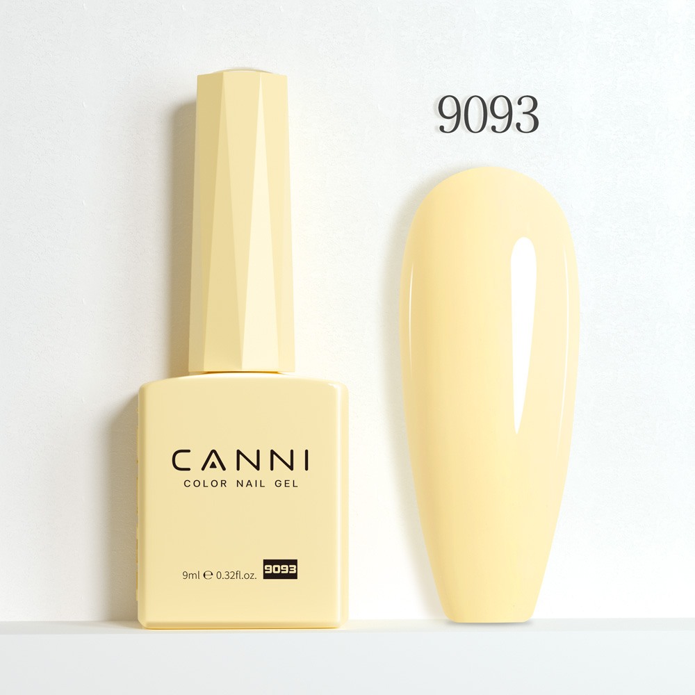 Canni Ημιμόνιμο Βερνίκι Νυχιών Peach Yellow 9093 Hema Free 9ml
