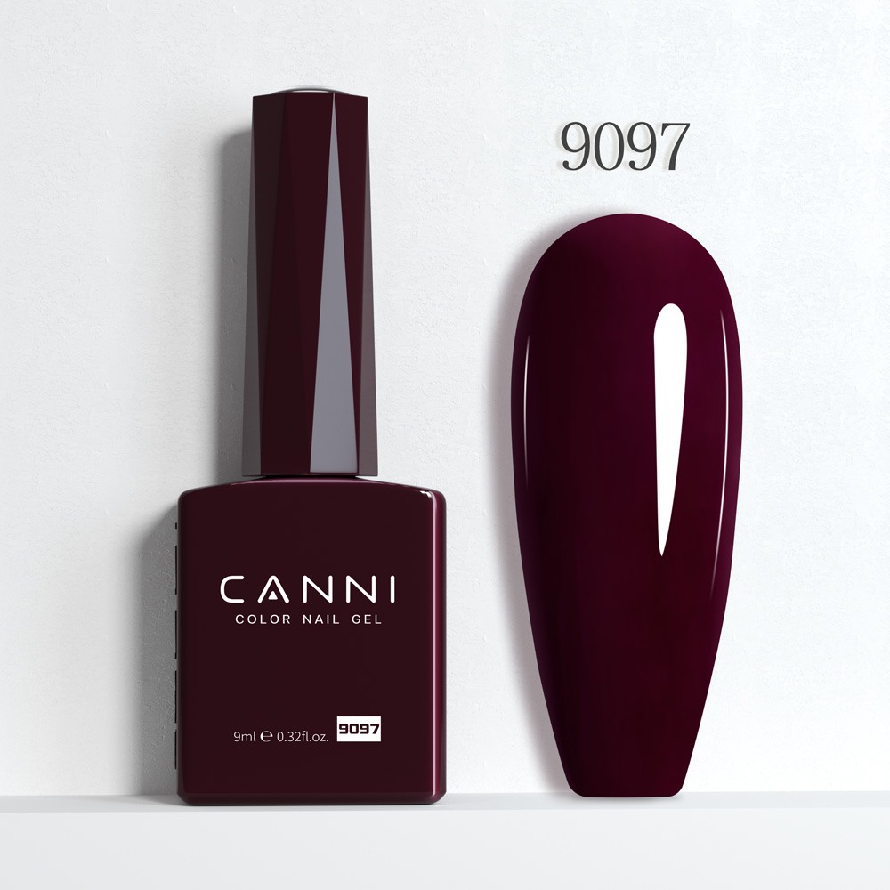 Canni Ημιμόνιμο Βερνίκι Νυχιών Burgundy 9097 Hema Free 9ml