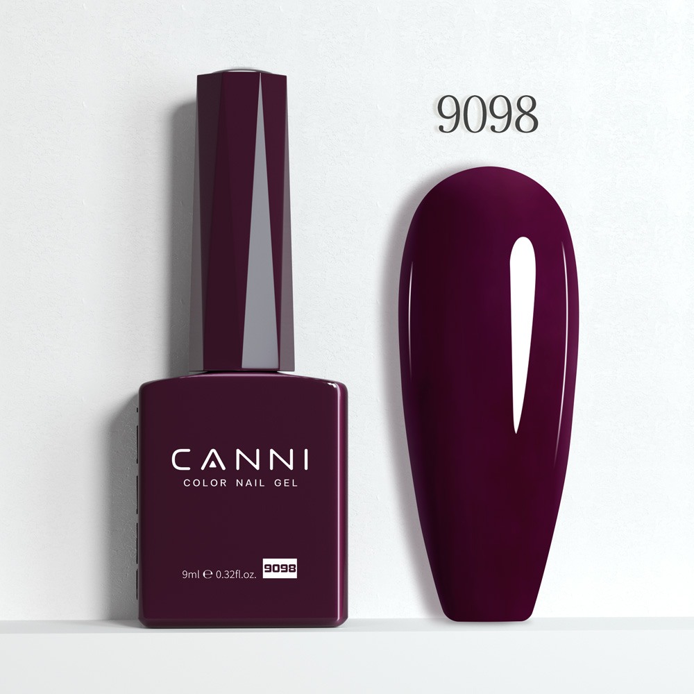 Canni Ημιμόνιμο Βερνίκι Νυχιών Crater Brown 9098 Hema Free 9ml