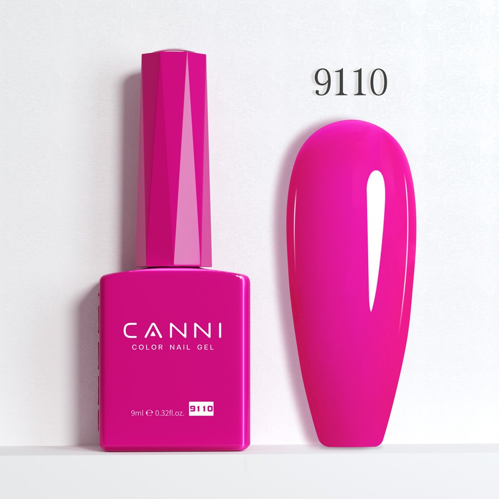Canni Ημιμόνιμο Βερνίκι Νυχιών Dimorphotheca Magenta 9110 Hema Free 9ml