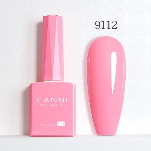 Canni Ημιμόνιμο Βερνίκι Νυχιών Carnation Pink 9112 Hema Free 9ml
