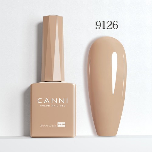 Canni Ημιμόνιμο Βερνίκι Νυχιών Pinkish Tan 9126 Hema Free 9ml