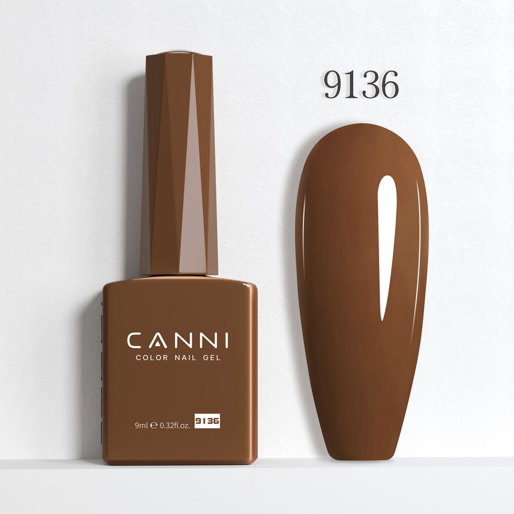 Canni Ημιμόνιμο Βερνίκι Νυχιών Pickled Bean 9136 Hema Free 9ml
