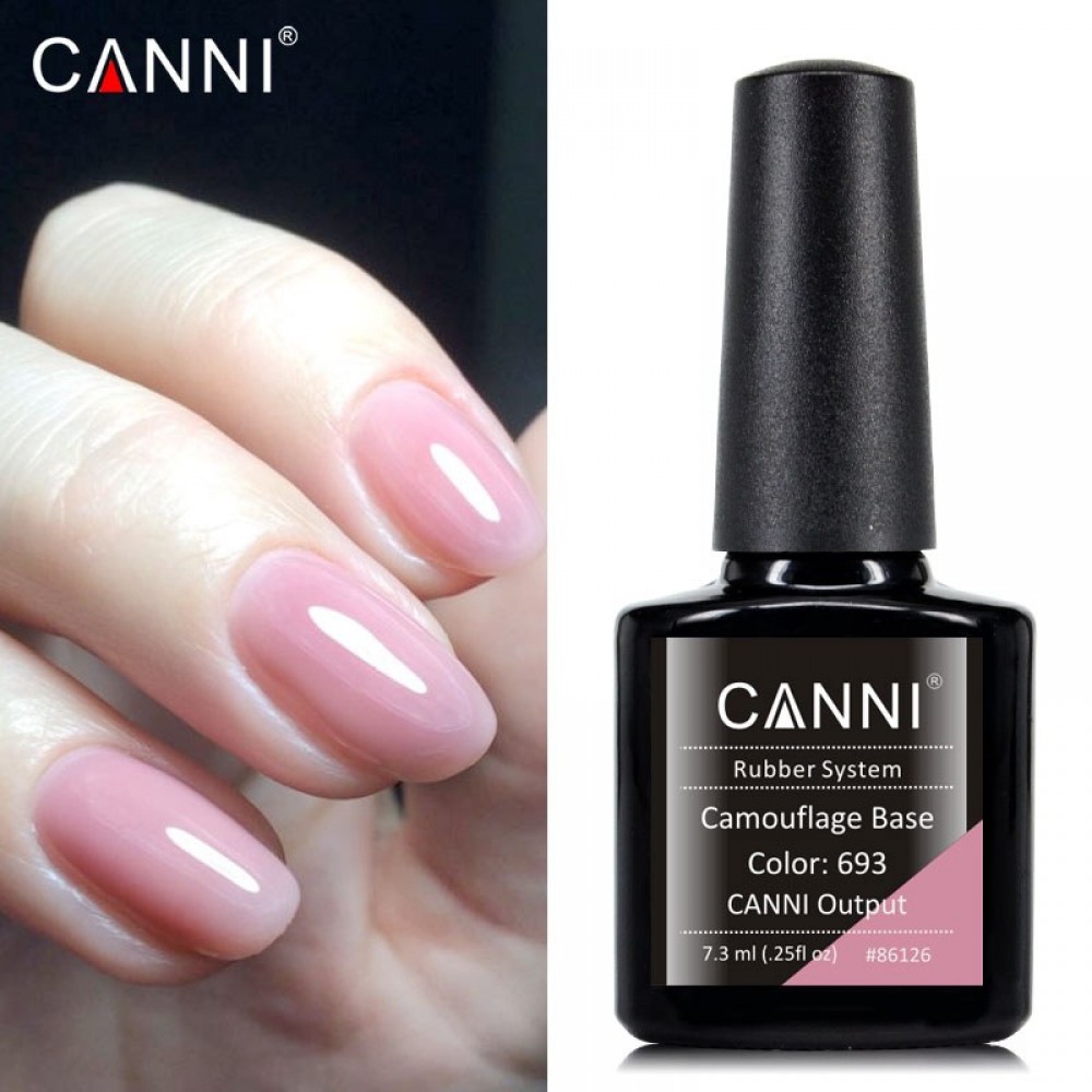 Canni Ημιμόνιμο Βερνίκι Νυχιών Color Rubber Base Coat 696 ,7.3ml Canni Ημιμόνιμο Βερνίκι Νυχιών Color Rubber Base Coat 696 ,7.3ml