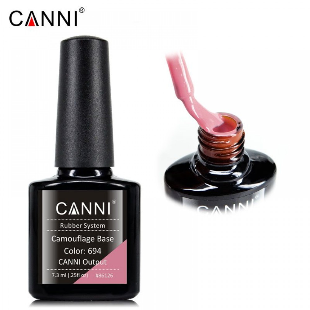 Canni Ημιμόνιμο Βερνίκι Νυχιών Color Rubber Base Coat 696 ,7.3ml Canni Ημιμόνιμο Βερνίκι Νυχιών Color Rubber Base Coat 696 ,7.3ml