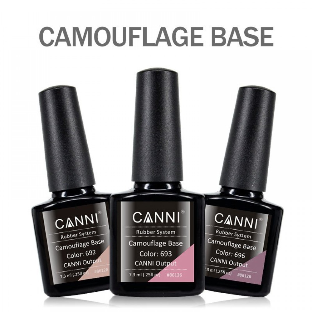 Canni Ημιμόνιμο Βερνίκι Νυχιών Color Rubber Base Coat 696 ,7.3ml Canni Ημιμόνιμο Βερνίκι Νυχιών Color Rubber Base Coat 696 ,7.3ml