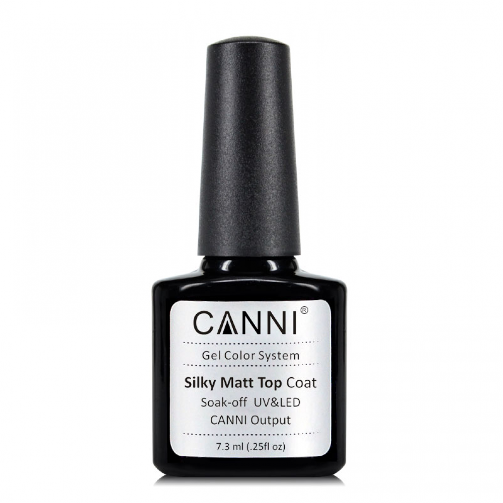 Canni Ημιμόνιμο Βερνίκι Νυχιών Top Coat Silky Matt ,7.3ml