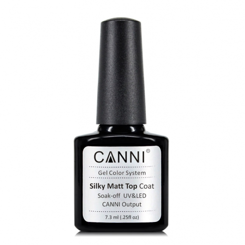 Canni Ημιμόνιμο Βερνίκι Νυχιών Top Coat Silky Matt ,7.3ml *