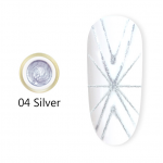 Canni Ημιμόνιμο Βερνίκι Νυχιών Spider Gel Silver ,8ml