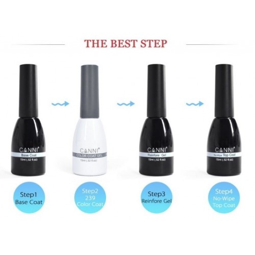Canni Ημιμόνιμο Βερνίκι Νυχιών Base Coat ,15ml