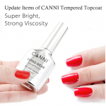 Canni Ημιμόνιμο Βερνίκι Νυχιών No Wipe Top Coat Long Wear 18ml