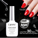 Canni Ημιμόνιμο Βερνίκι Νυχιών No Wipe Top Coat Long Wear 18ml