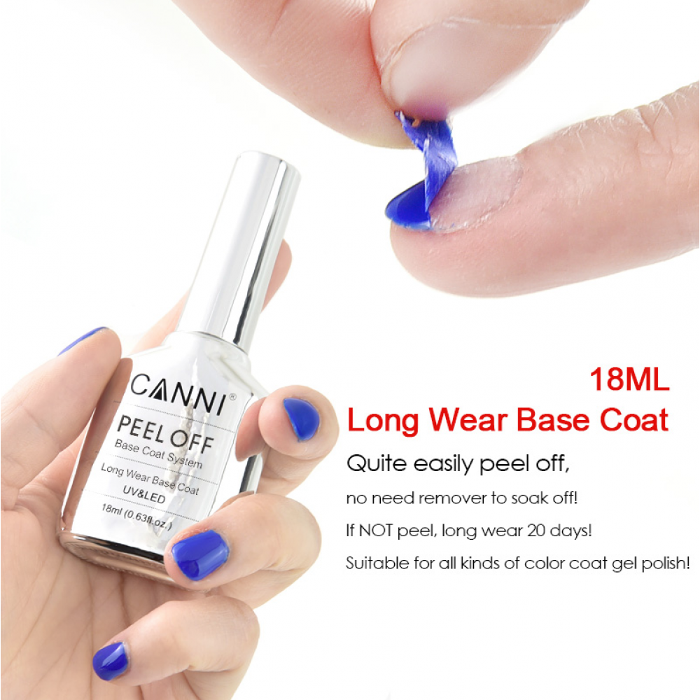 Canni Ημιμόνιμο Βερνίκι Νυχιών No Wipe Top Coat Long Wear 18ml