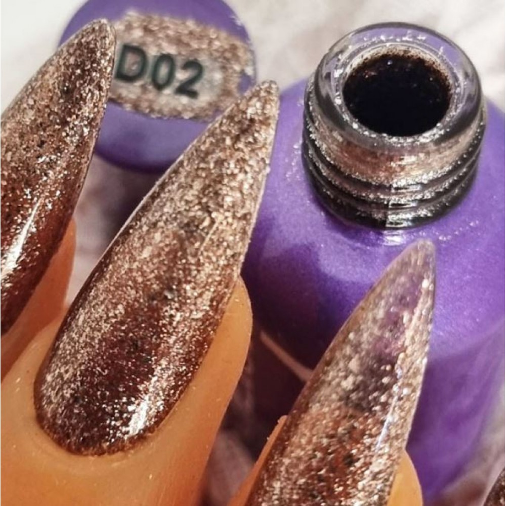Crocus Ημιμόνιμο Βερνίκι Νυχιών Nail Polish Gel D02 ,9ml