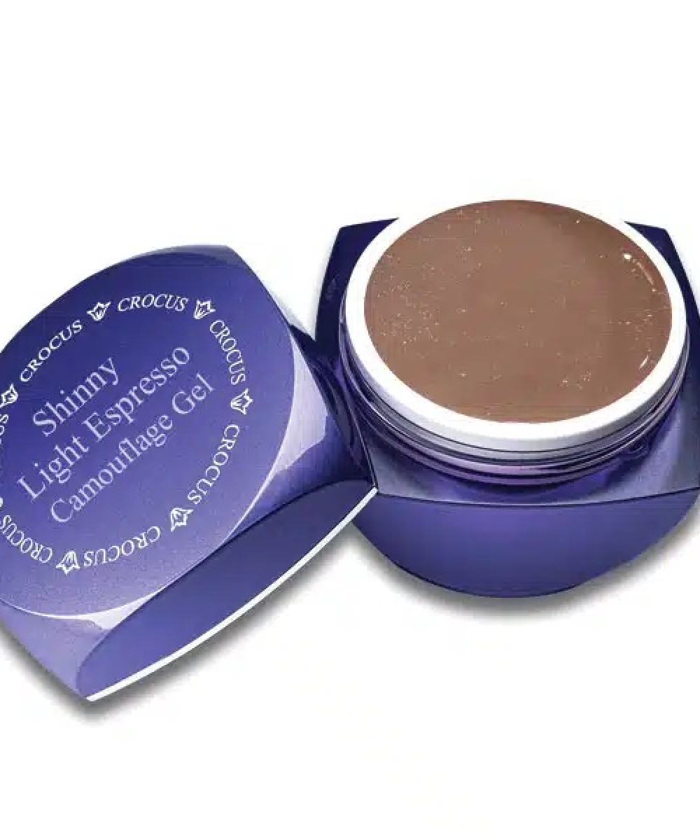 Crocus Shiny Light Espresso Camouflage Gel ,50ml