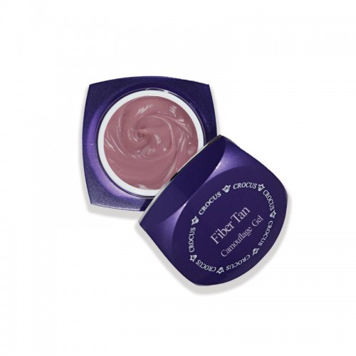 Crocus Camouflage Gel Fiber Tan Nail ,15ml