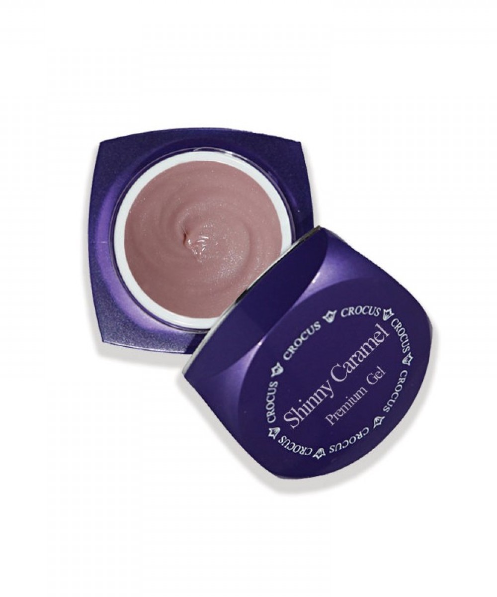 Crocus Premium Nail Color Gel Shinny Caramel 50G