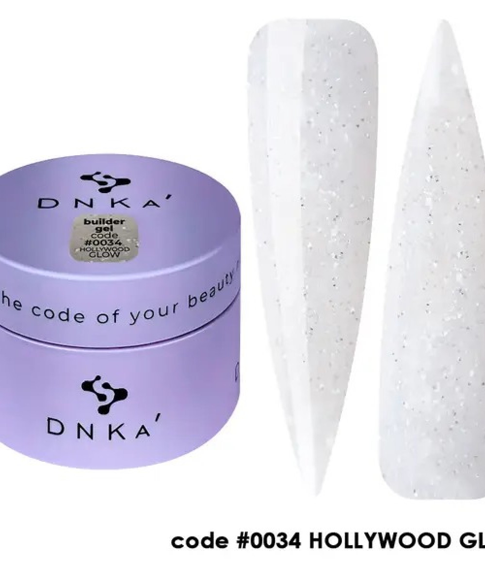Dnka Builder Gel #0034 Hollywood Glow, 30ml **