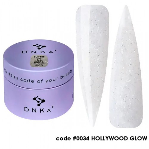 Dnka Builder Gel #0034 Hollywood Glow, 30ml **