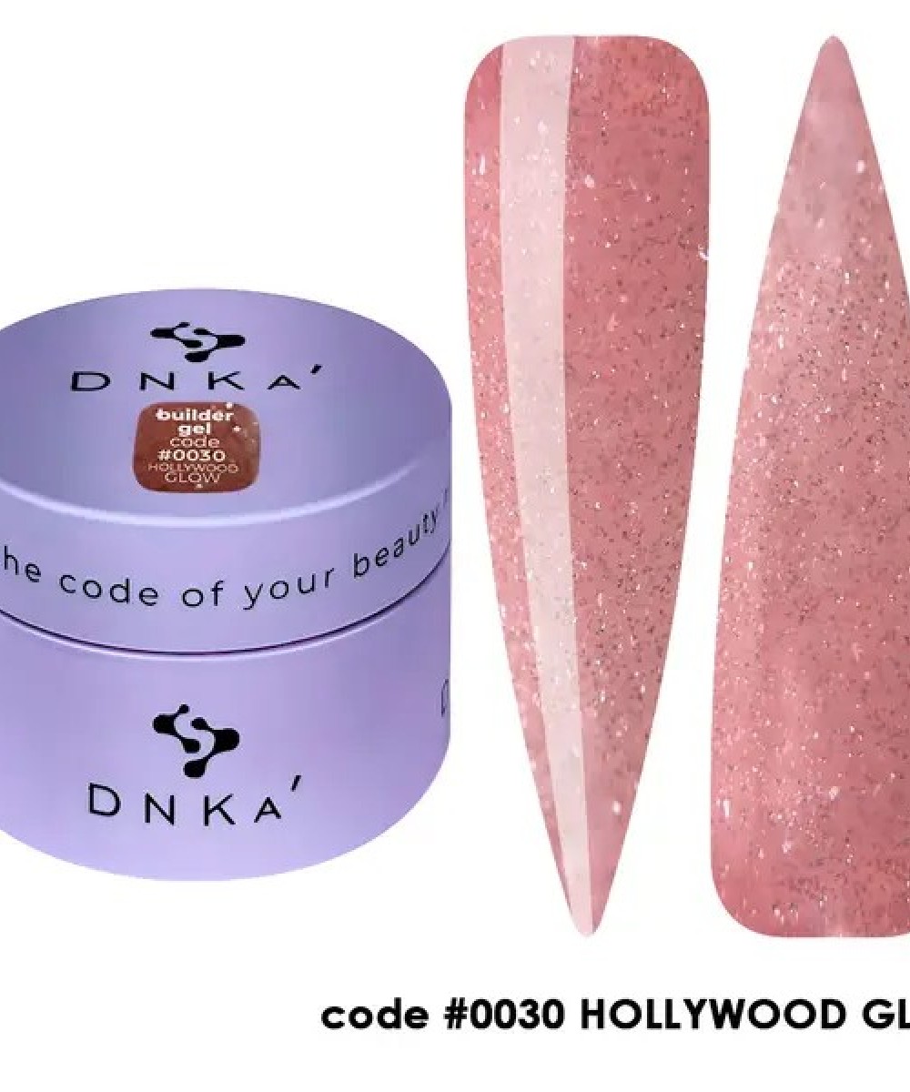 Dnka Builder Gel #0030 Hollywood Glow, 30ml **