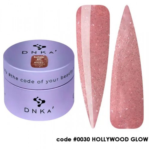 Dnka Builder Gel #0030 Hollywood Glow, 30ml **