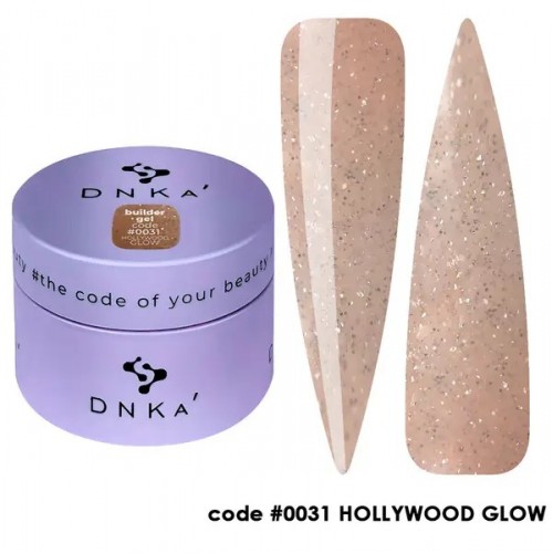 Dnka Builder Gel #0031 Hollywood Glow, 30ml **